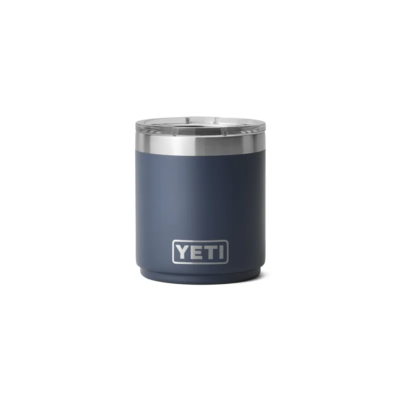 Rambler 10-ounce Stackable Lowball With Maglider Lid - Navy