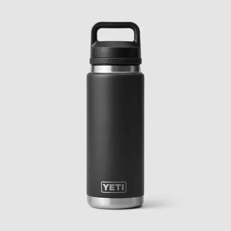 Rambler 26 Oz Black Bpa Free Insulated Chug Bottle With Chug Cap
