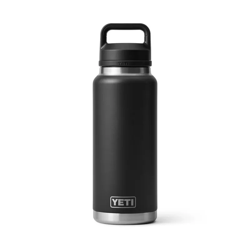 Rambler 36 Oz Black Bpa Free Insulated Chug Bottle With Chug Cap