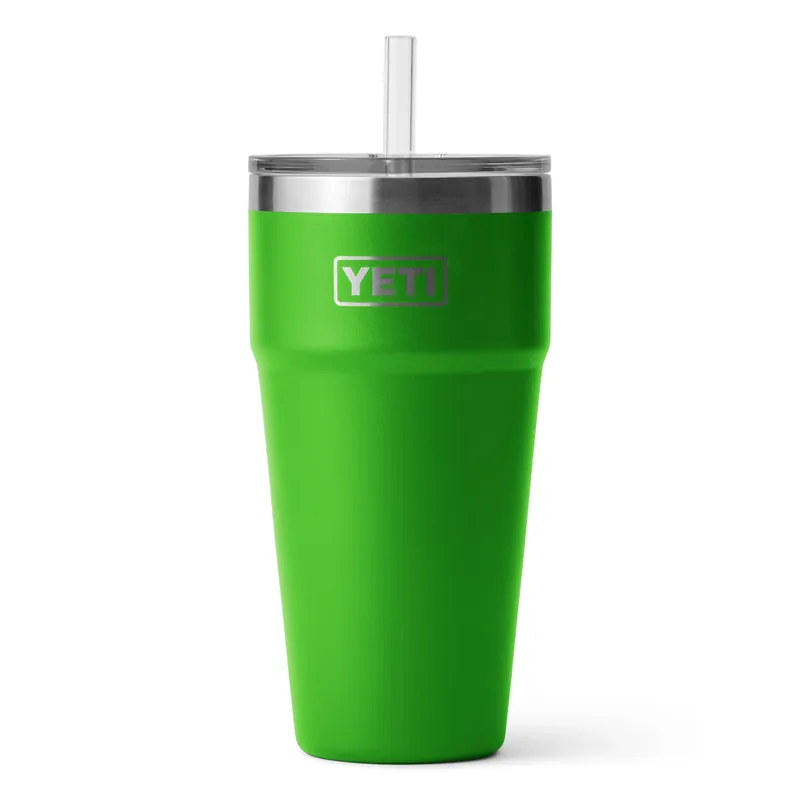 Rambler 26 Oz Straw Cup In Canopy Green - Durable And Insulated