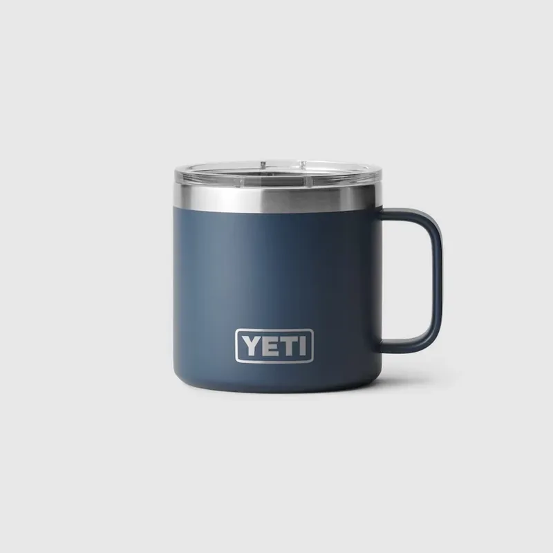Rambler 14 Oz Navy Stainless Steel Mug With Magslider Lid