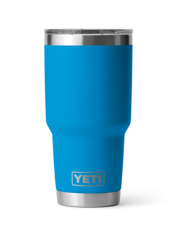30 Ounce Rambler Tumbler In Big Wave Blue - Durable Insulated Drinkware
