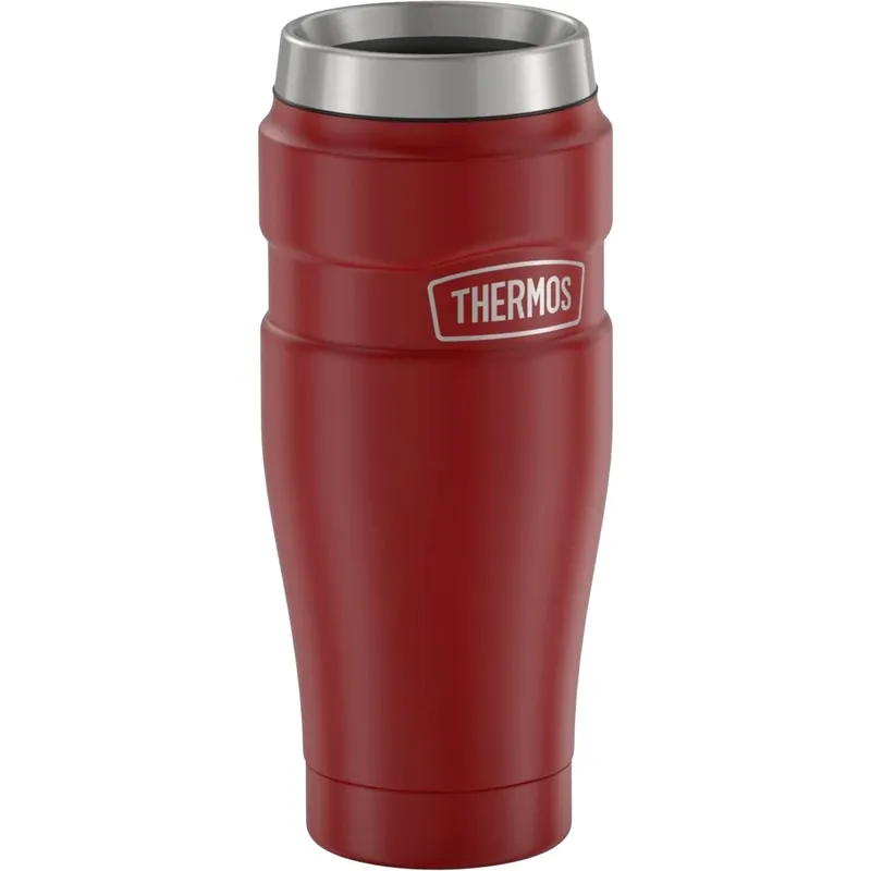 Stainless King 16 Oz. Matte Red Vacuum-insulated Travel Tumbler Sk1005mr4