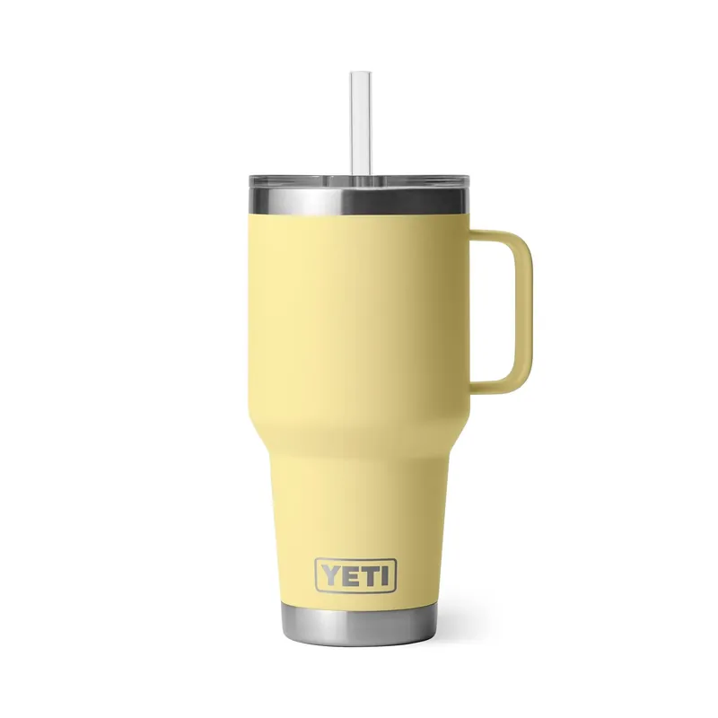 Rambler 35oz Straw Mug In Daybreak Yellow - Durable And Insulated