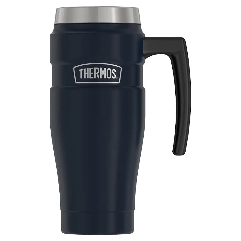 Stainless King 16 Oz. Matte Blue Vacuum-insulated Travel Mug Sk1000mdb4