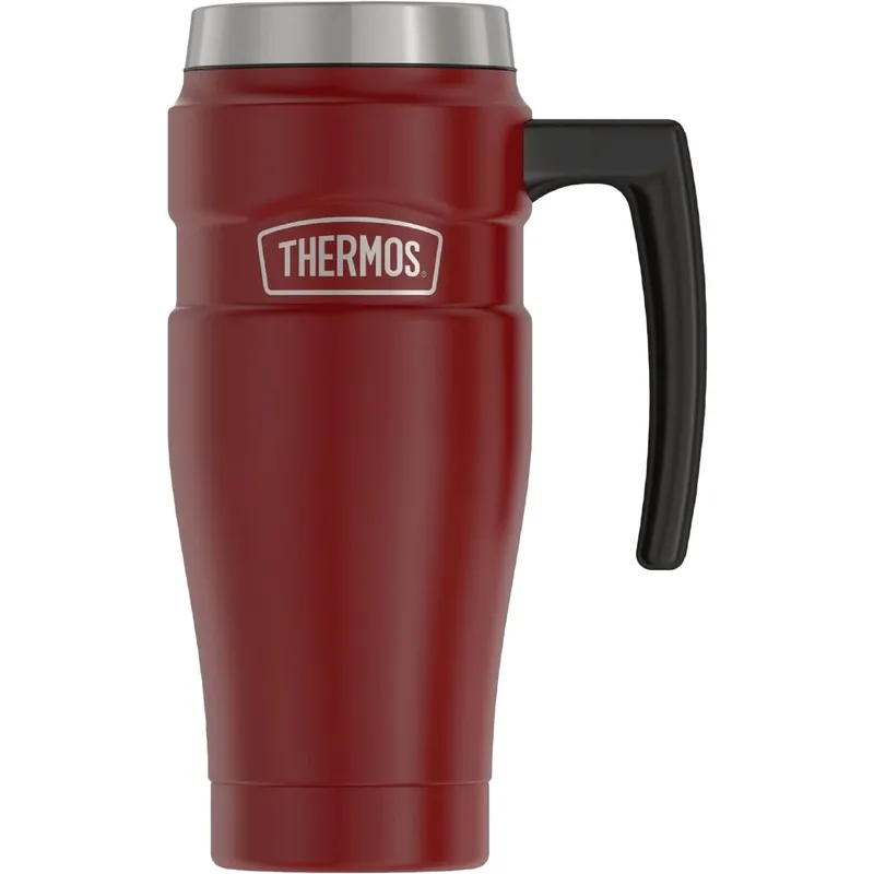 Stainless King 16 Oz. Matte Red Vacuum-insulated Travel Mug Sk1000mr4