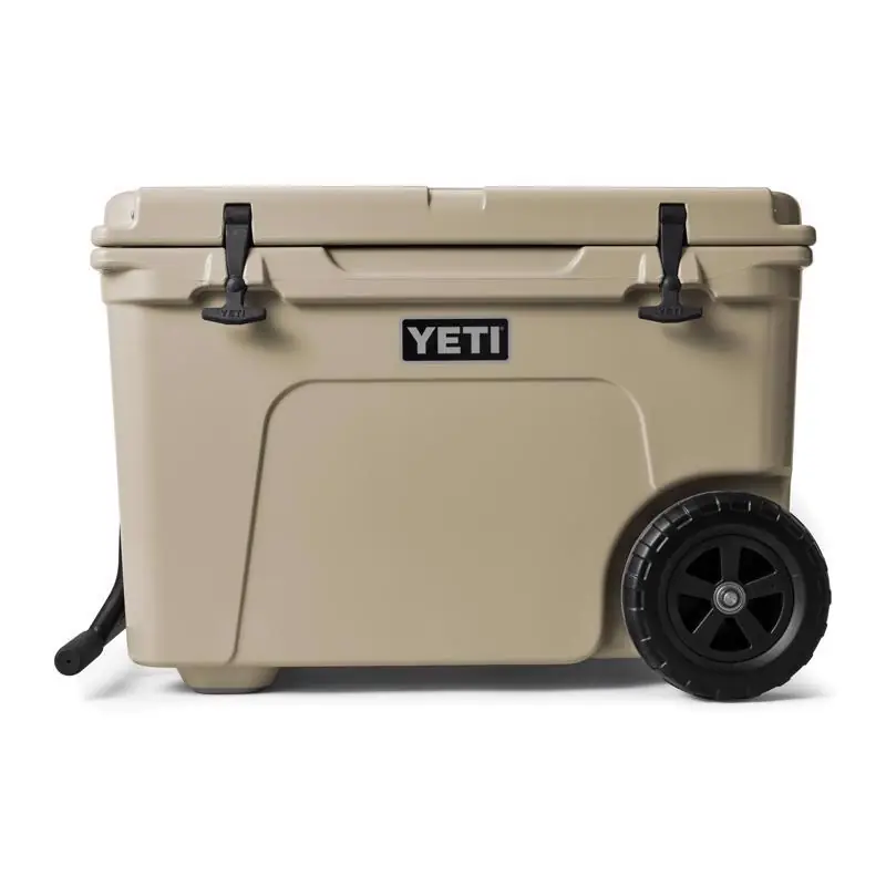 Yeti Tundra Haul Desert Tan 50 Qt Roller Cooler