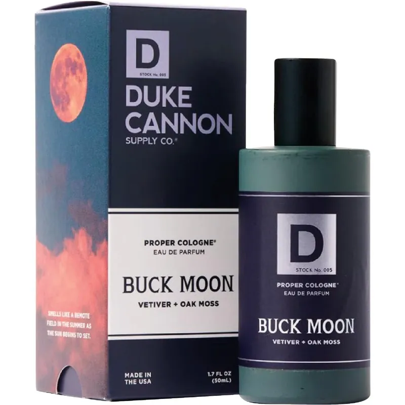 Duke Cannon Buck Moon 1.7 oz Natural Cologne – Modern Apothecary Fragrance