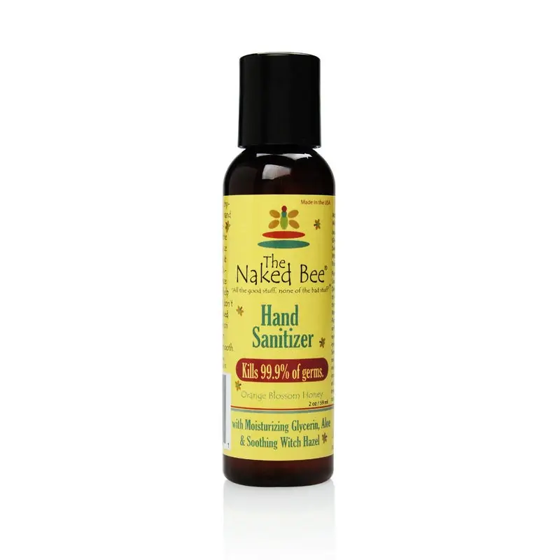 Orange Blossom Honey Hand Sanitizer 2.0 Oz - Moisturizing & Antibacterial