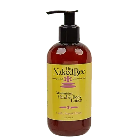 Hand & Body Lotion 8 Ounces - Vanilla Rose & Honey Scent