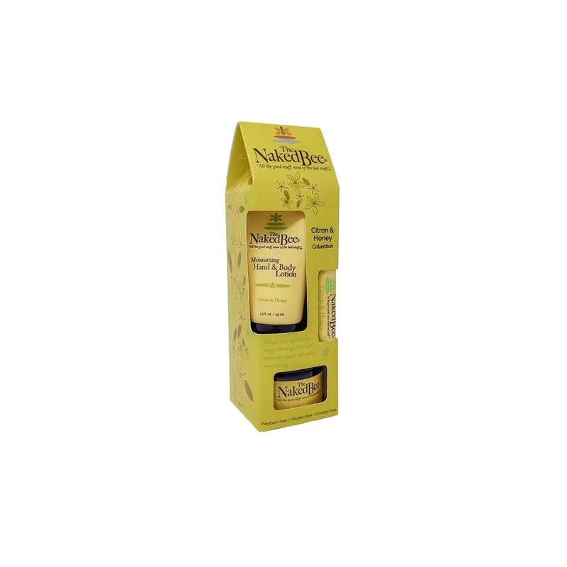 Citron & Honey Gift Set - 3 Piece Personal Care Collection