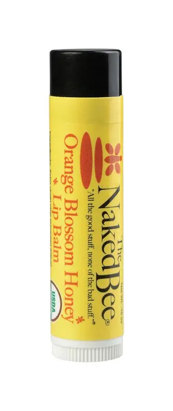 The Naked Bee Orange Blossom Honey Scent Lip Balm .15 Oz 1 Pk