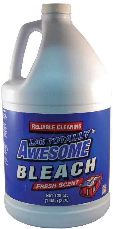 La‘s Totally Awesome Bleach, Fresh Floral Scent, 128 Oz Liquid Cleaner