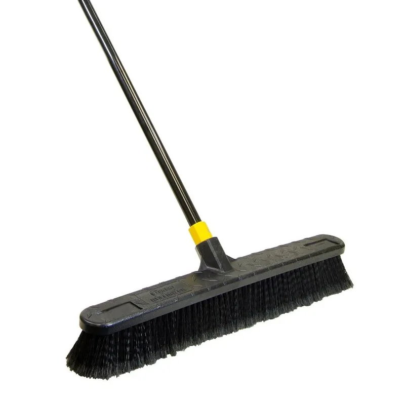 Quickie 24 Inch Smooth Surface Push Broom For Efficient Cleaning
