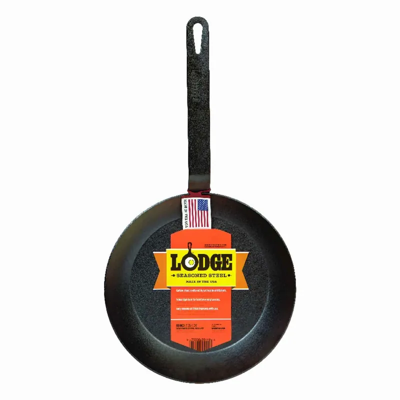 Carbon Steel Skillet, Pre-seasoned, 10-in.