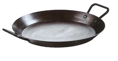 15 In. Pre-seasoned Black Carbon Steel Non-stick Fry Pan Crs15