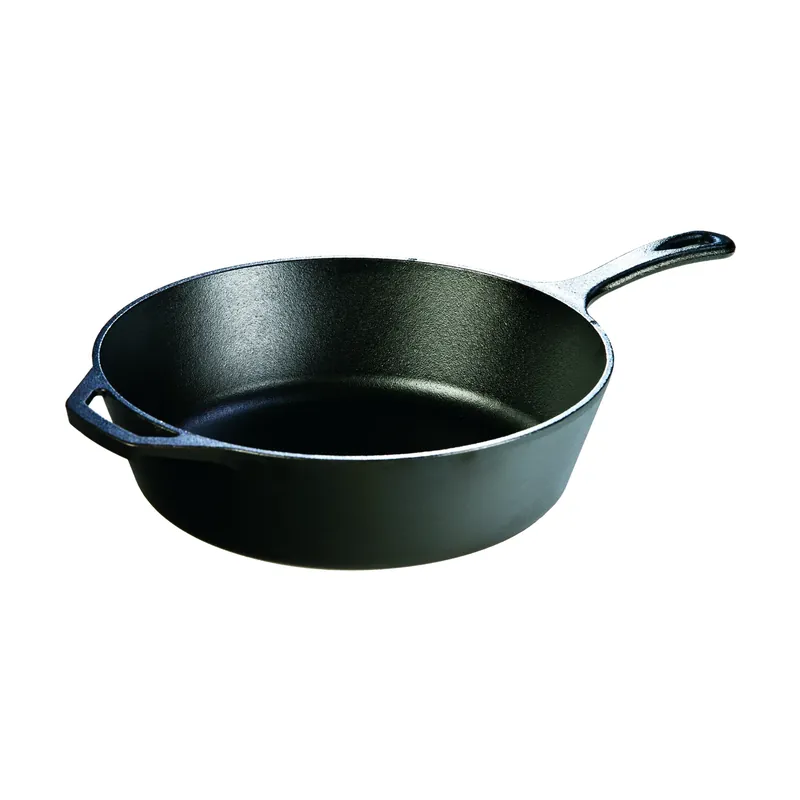 Cast Iron Deep Skillet 12 Inch 5 Quart With Assist Handle