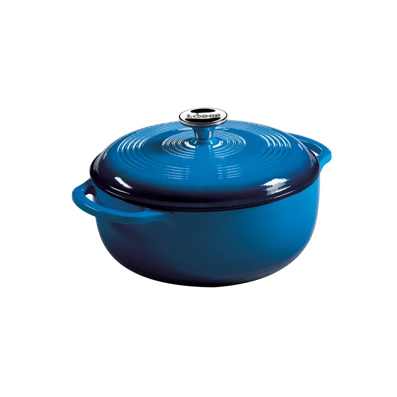4.5 Quart Enameled Cast Iron Dutch Oven In Vibrant Blue