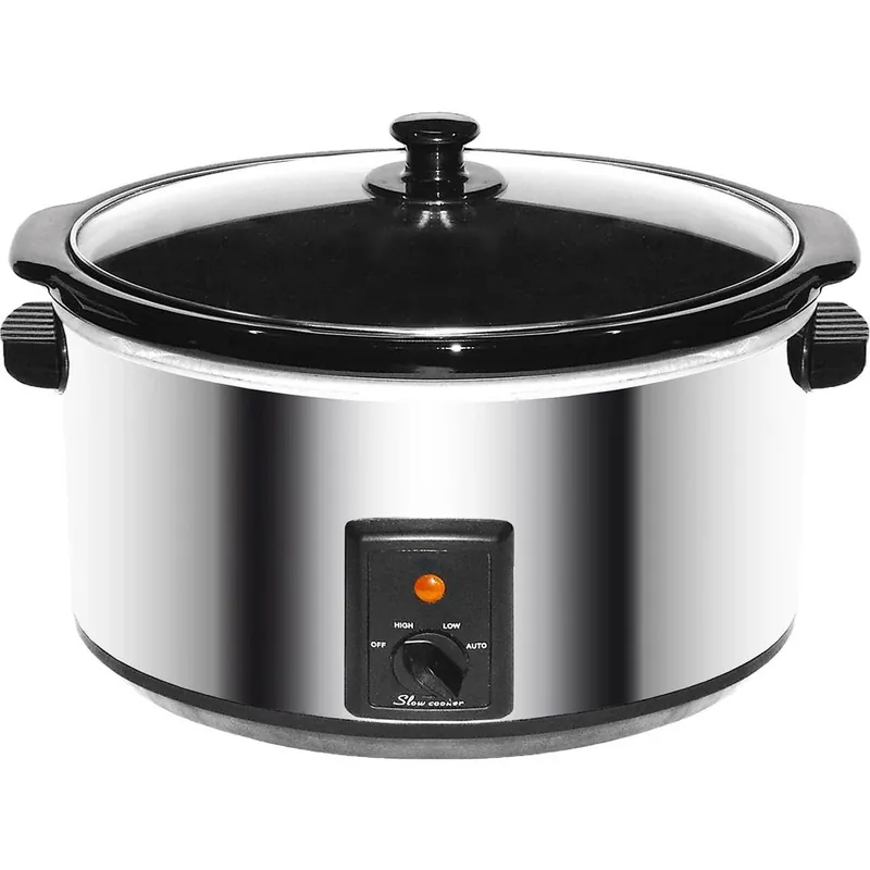 Sc-170s 8 Quart Stainless Steel Slow Cooker With Steamer Functionality