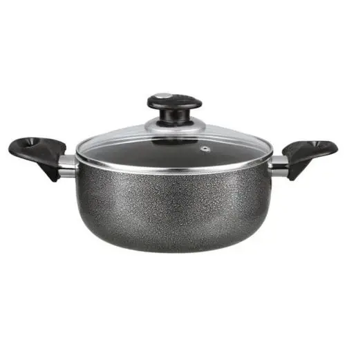 6 Quart Aluminum Non-stick Dutch Oven In Gray - Model Bp-506