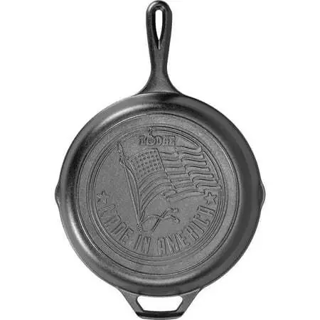 10.25 In. Flag Skillet - Model L8skflagts4