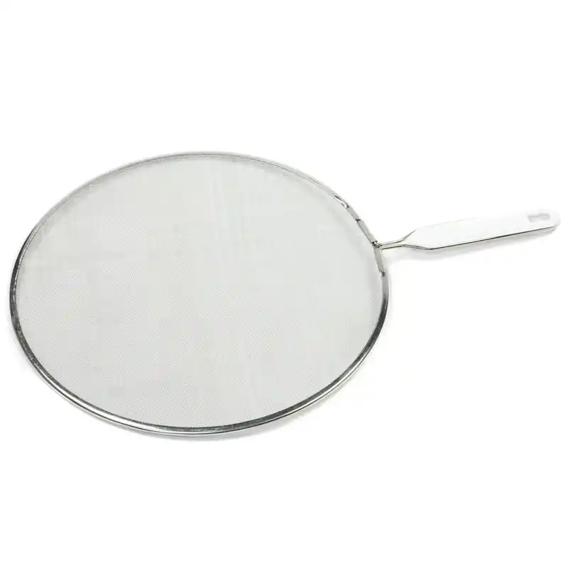 Chef Craft 12 Inch White Stainless Steel Splatter Screen Model 21072