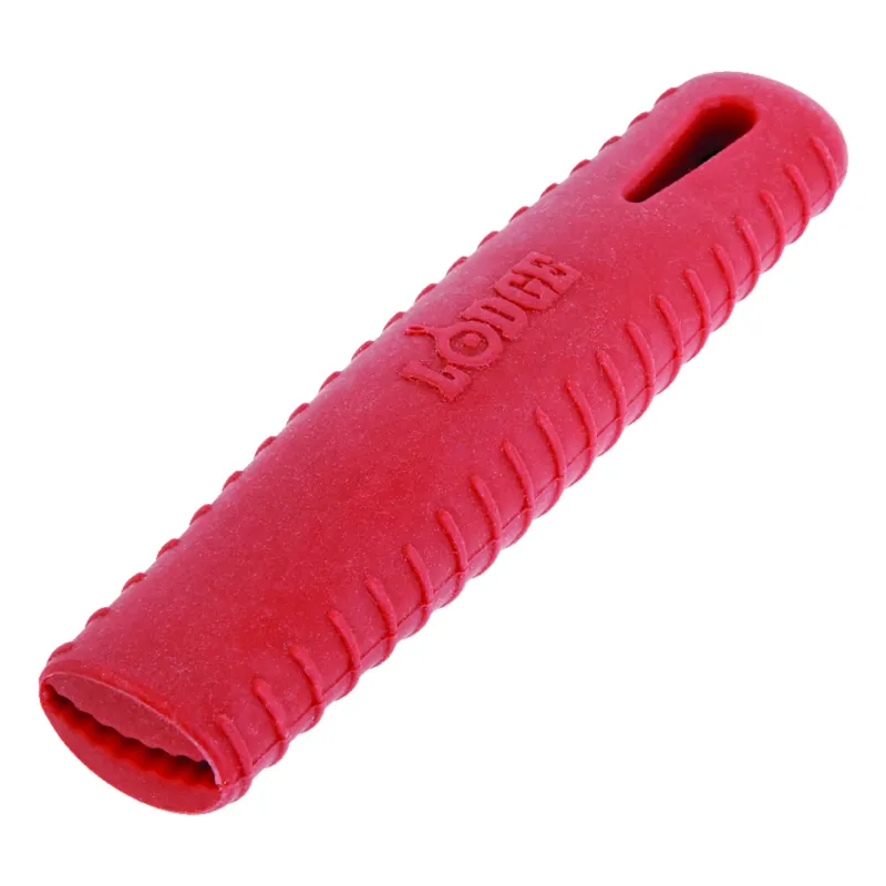 Carbon-steel Skillet Handle Holder, Red Silicone