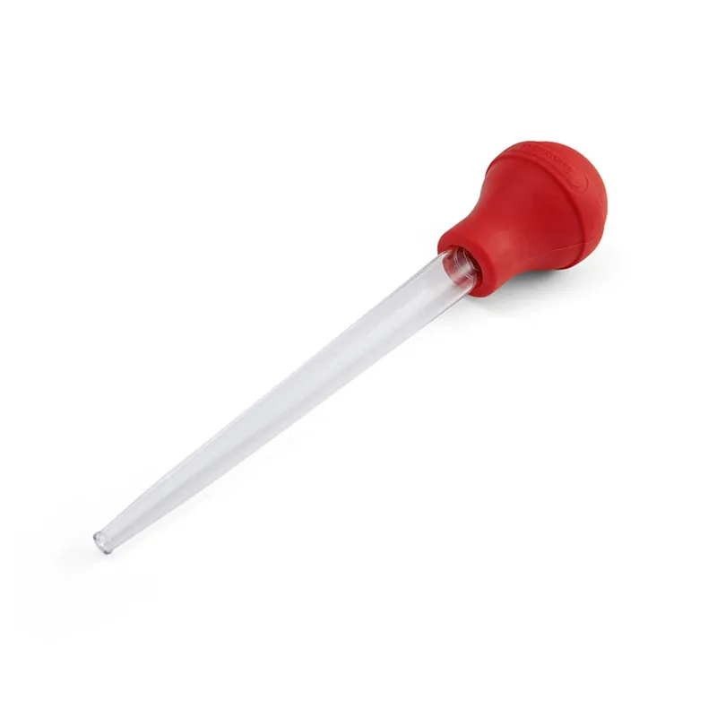 Red/clear Plastic/rubber/silicone Baster