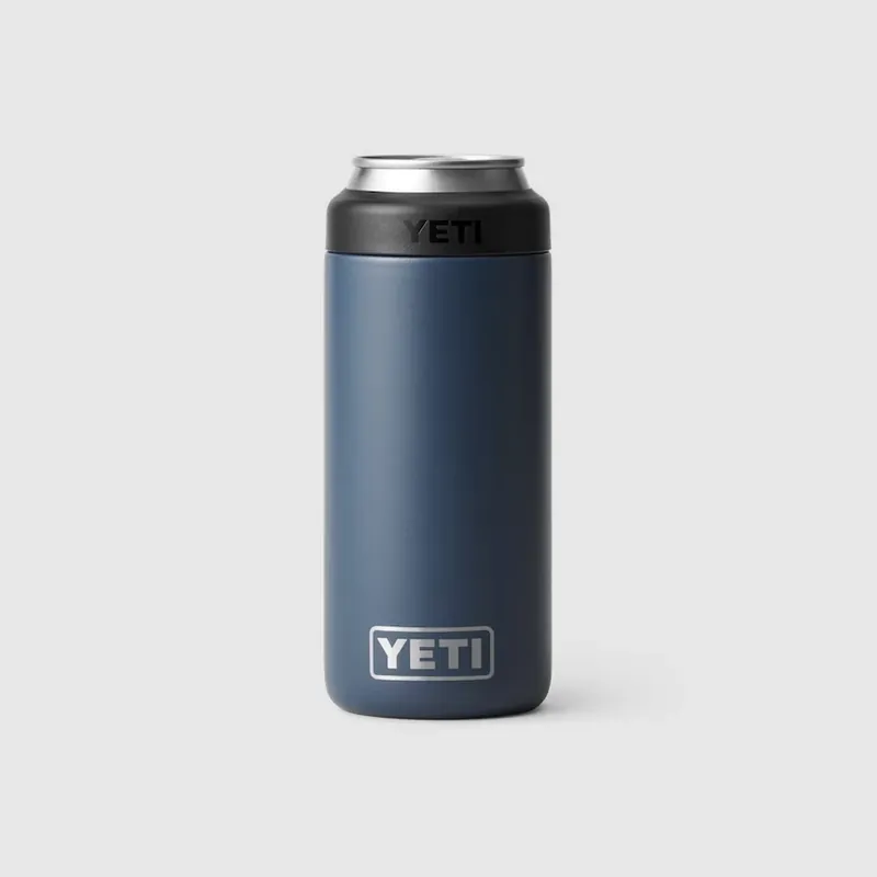 Rambler 12 Oz Colster Navy Bpa Free Slim Can Insulator - Double-wall Vacuum Insulation