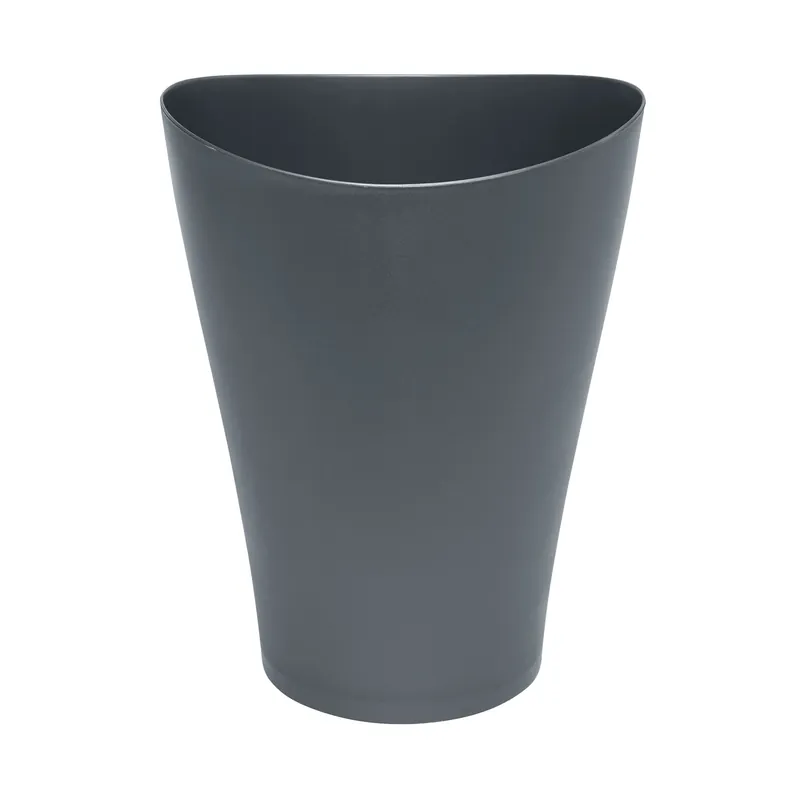 Spa Works 9 Qt. Gunmetal Plastic Vanity Wastebasket - Model 2116757