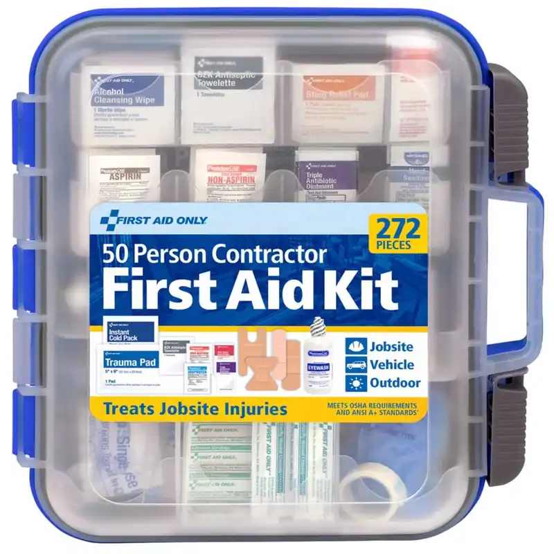 Contractor Multicolored 50 Person First Aid Kit 272 Pc