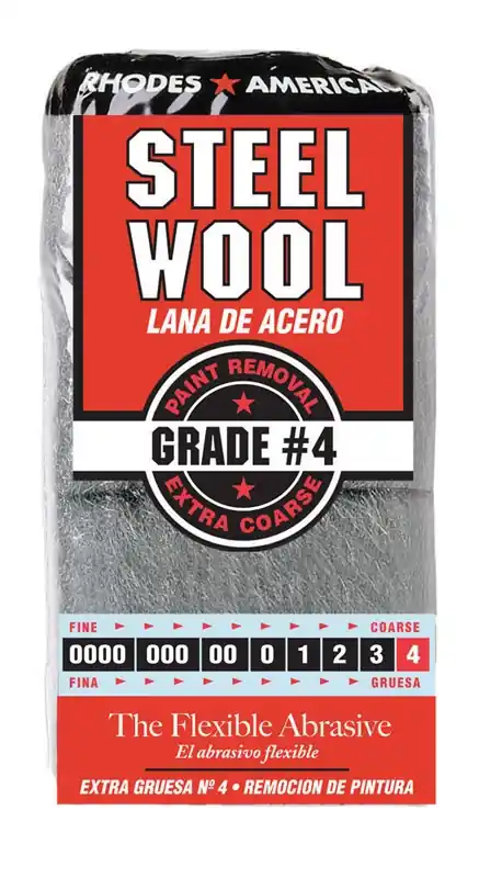 4 Grade Extra Coarse Steel Wool Pad 12 Pk