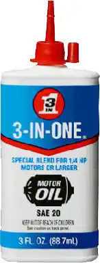 8739 Electric Motor Oil - 3 Ounce Sae 20 For Small Electric Motors