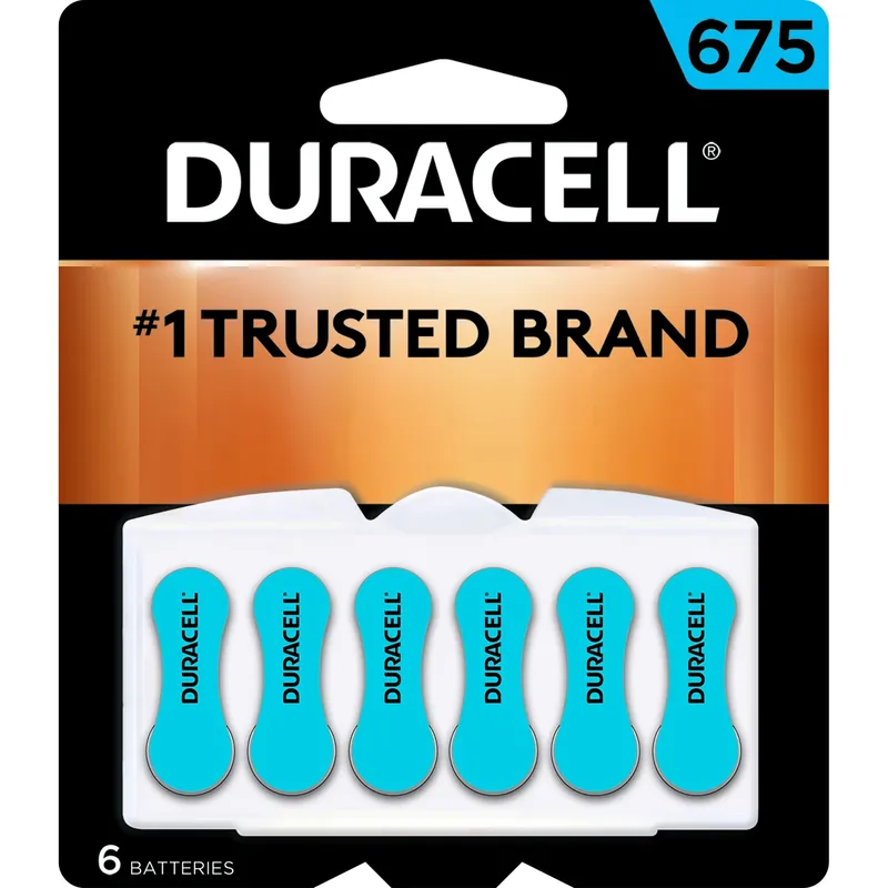 Zinc Air 675 1.4 V 625 Mah Hearing Aid Battery 6 Pk