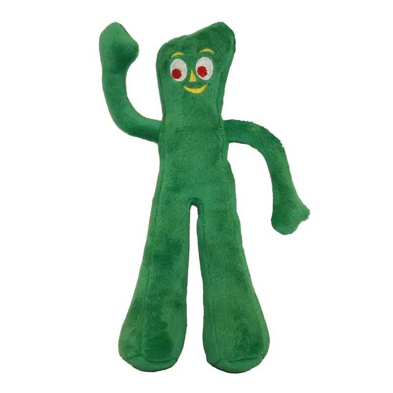 Gumby For Dog Green Plush Dog Toy Medium 1 Pk