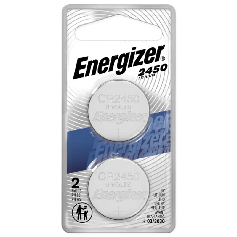 Lithium 2450 3 V Button Cell Battery 2450bp-2n 2 Pk