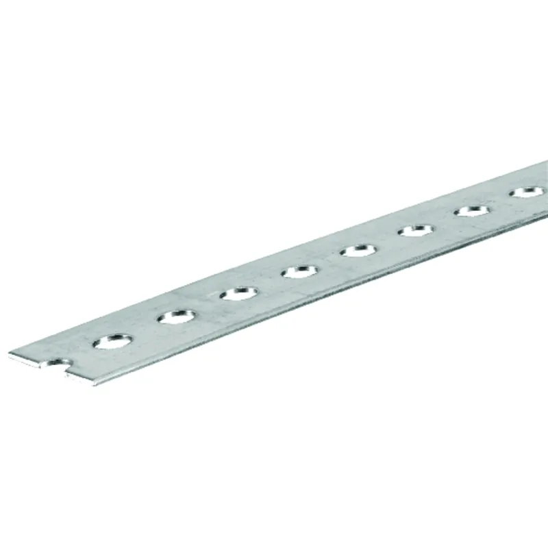 Steel Bar, Flat, Slotted, 14-ga., 1-3/8 X 36 In.