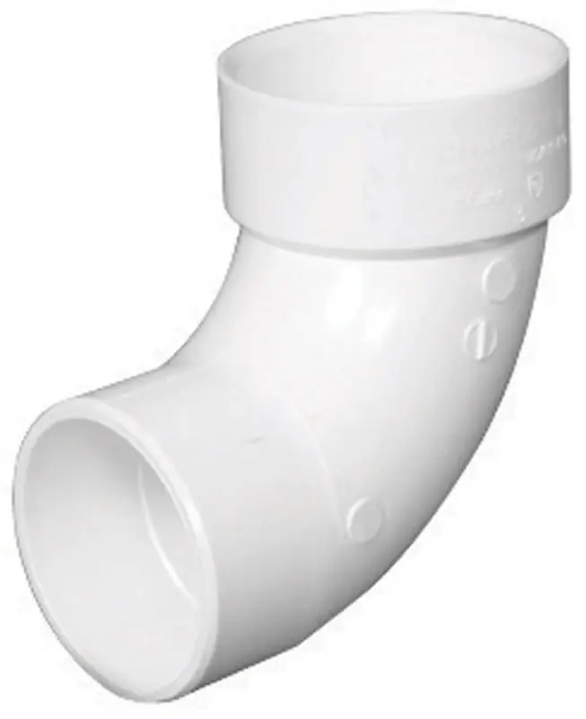 Schedule 40 4 In. Hub X 4 In. D Spigot Pvc 90 Degree Street Elbow 1 Pk