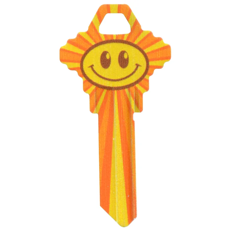 Wackey Smiley Face House/office Universal Key Blank Single
