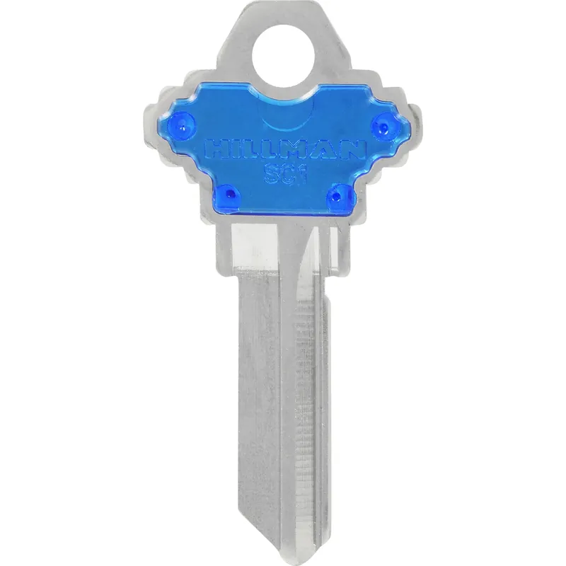 Colorplus House/office Key Blank Single Blue