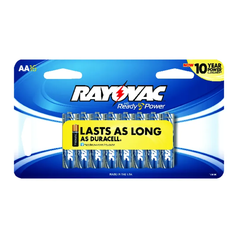 High Energy Aa Alkaline Batteries 16 Pk Carded