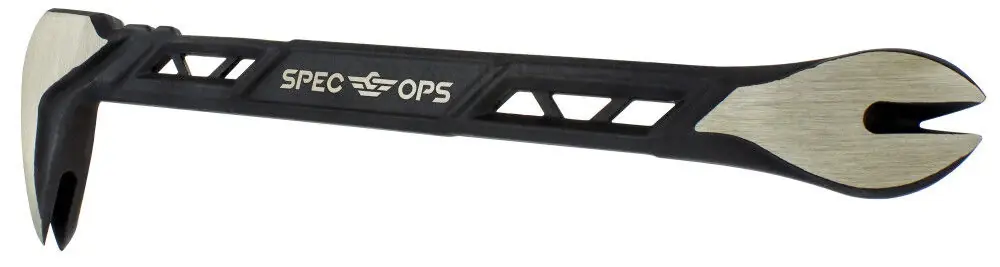 Spec Ops 10 Inch High Carbon Steel Nail Puller With Dual Nail Slots