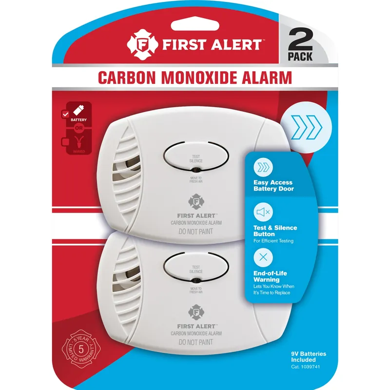Battery-powered Electrochemical Carbon Monoxide Detector