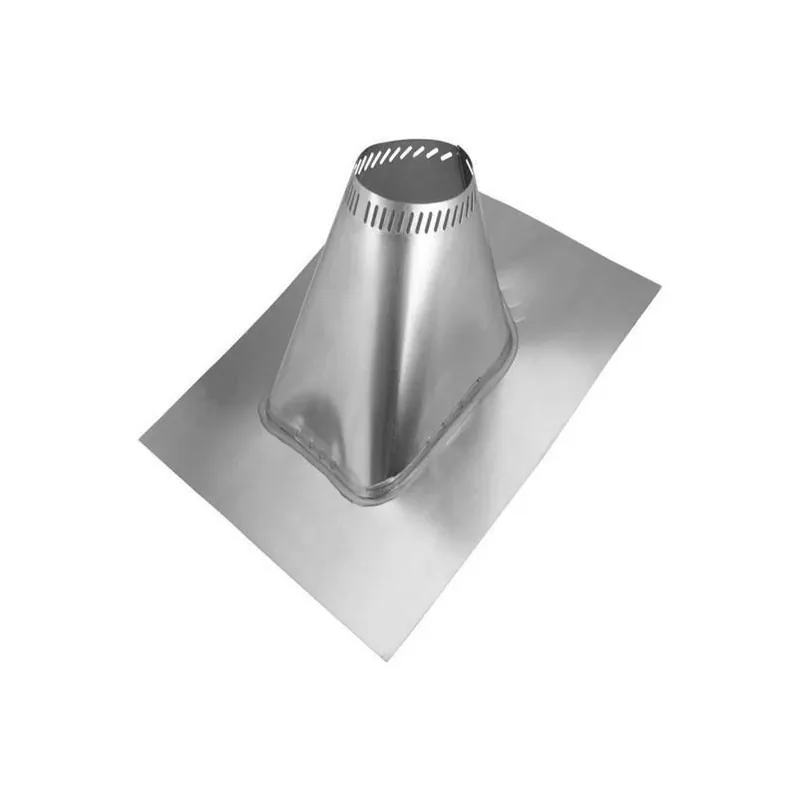 Selkirk 8 Inch Aluminum Adjustable Roof Pipe Flashing For 2/12 To 6/12 Roof Pitch