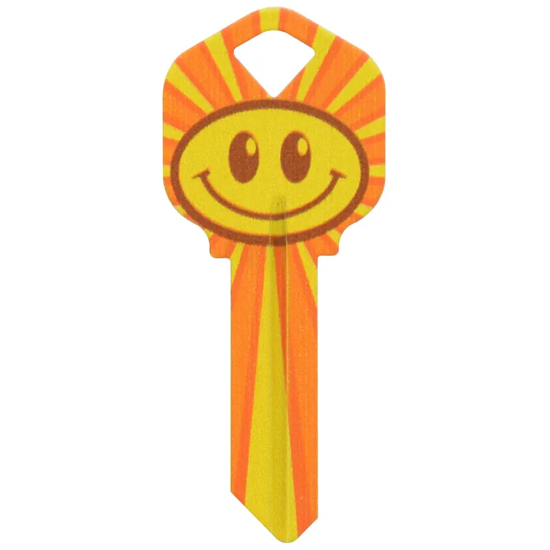 Wackey Smiley Face House/office Universal Key Blank Single