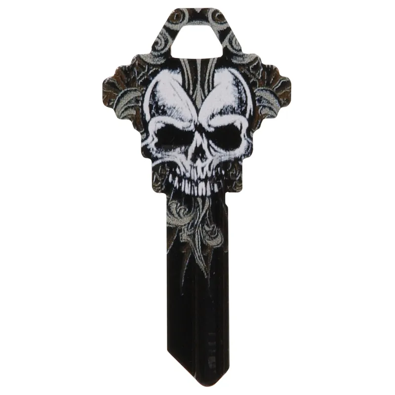 Wackey Skull House/office Universal Key Blank Single