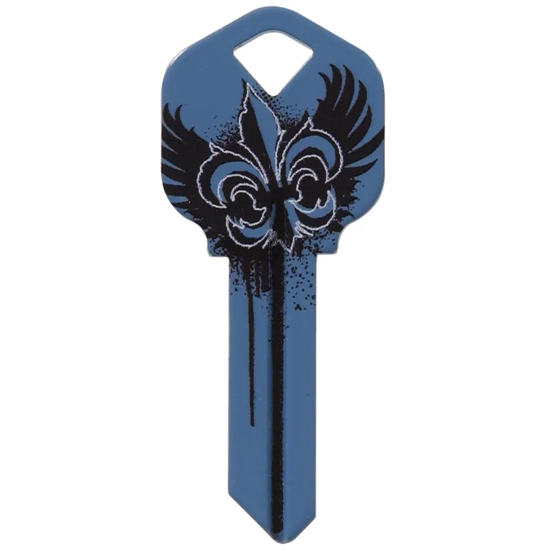 Wackey House/office Universal Key Blank Single Blue