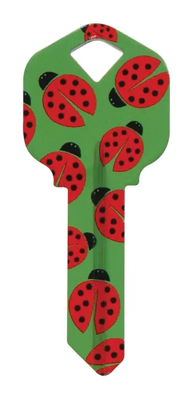 Wackey Lady Bugs House/office Universal Key Blank Single