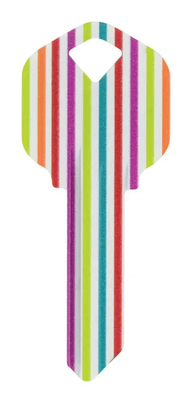 Wackey Stripes House/office Universal Key Blank Single