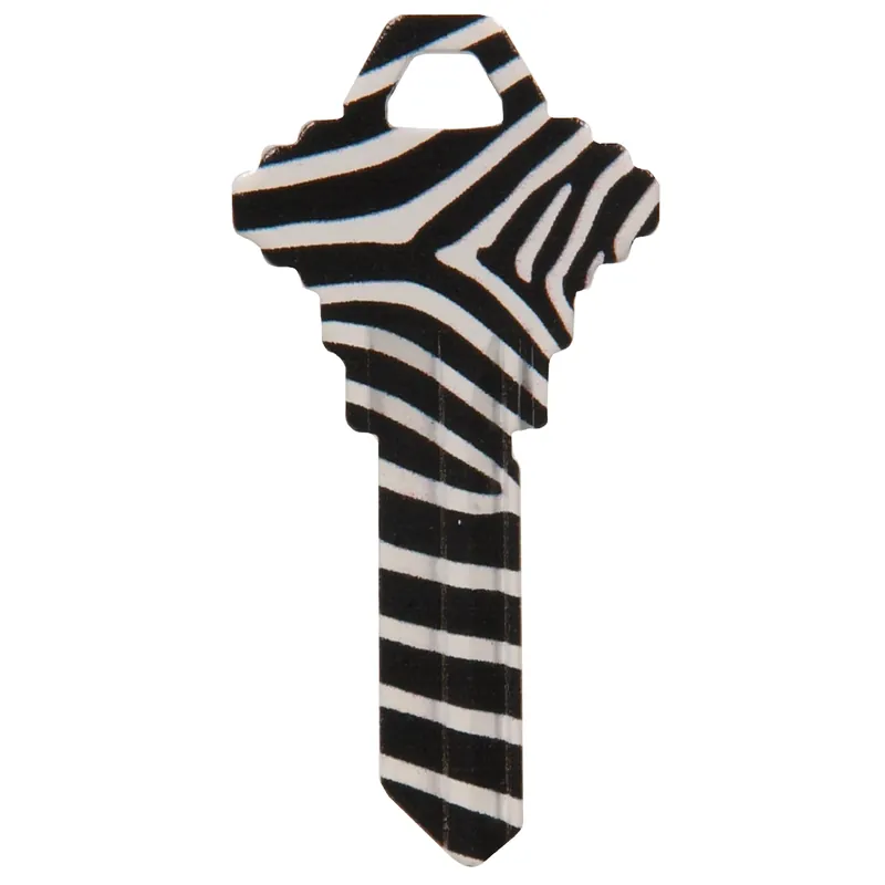 Wackey Zebra House/office Universal Key Blank Single